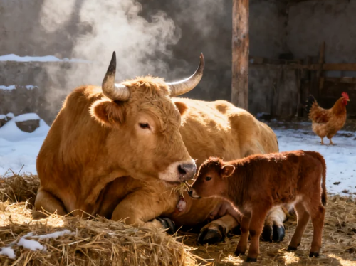 冬天养牛这四点做不好，很容易造成牛掉
